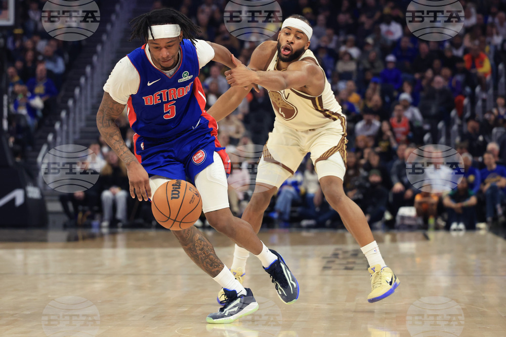 Pistons Warriors Basketball