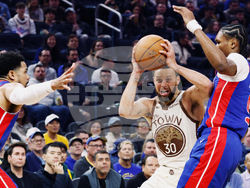 Pistons Warriors Basketball