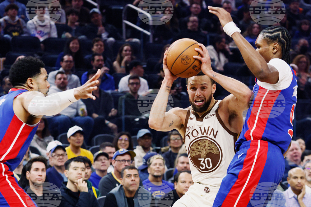 Pistons Warriors Basketball