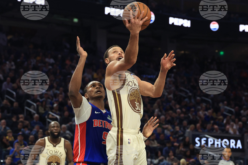 Pistons Warriors Basketball