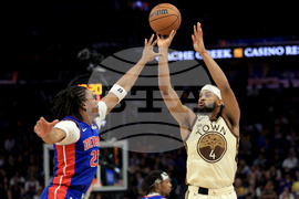 Pistons Warriors Basketball