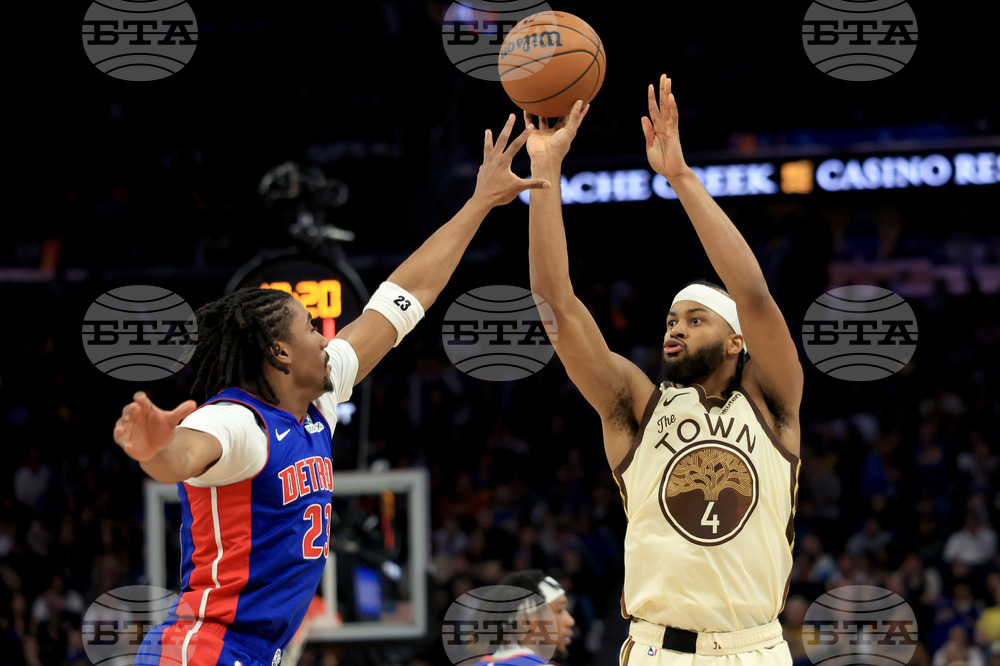 Pistons Warriors Basketball