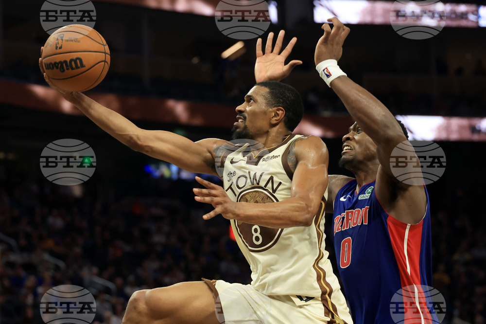 Pistons Warriors Basketball