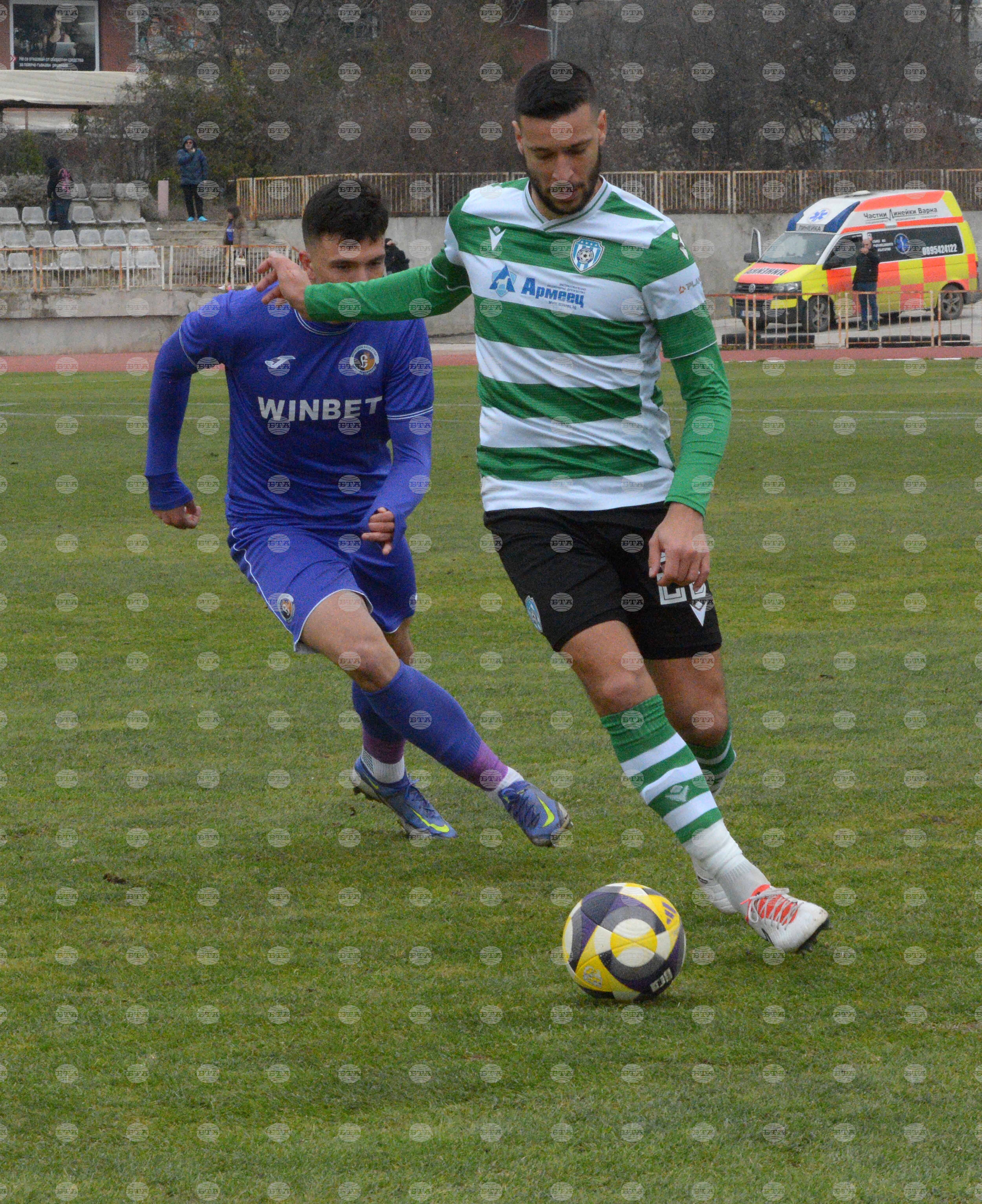 Варна - футбол - Черно море - Етър - контролна среща