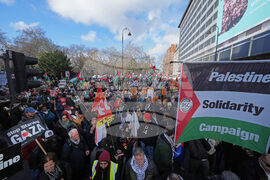Britain Israel Palestinians Protest