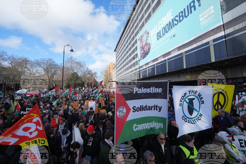 Britain Israel Palestinians Protest