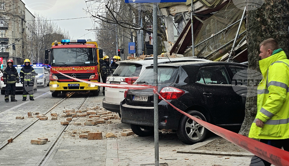 Сърбия - Белград - сграда - срутване