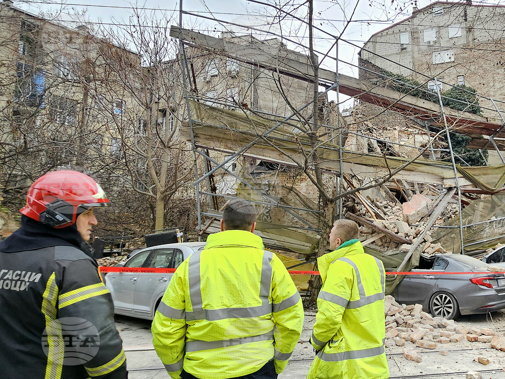 Сърбия - Белград - сграда - срутване