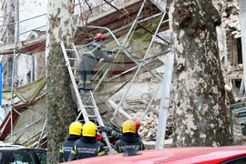 Сърбия - Белград - сграда - срутване