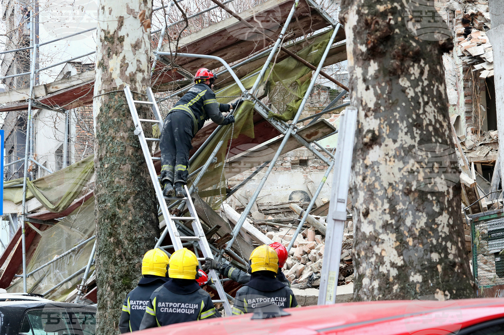 Сърбия - Белград - сграда - срутване