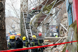 Сърбия - Белград - сграда - срутване