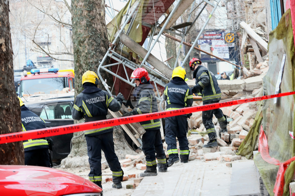 Сърбия - Белград - сграда - срутване