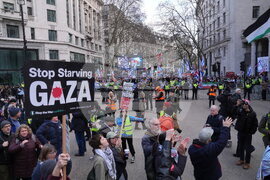 Britain Israel Palestinians Protest