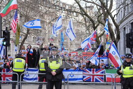 Britain Israel Palestinians Protest