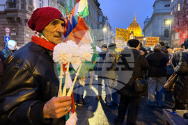 Hungary Roma Protest