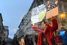 Hungary Roma Protest