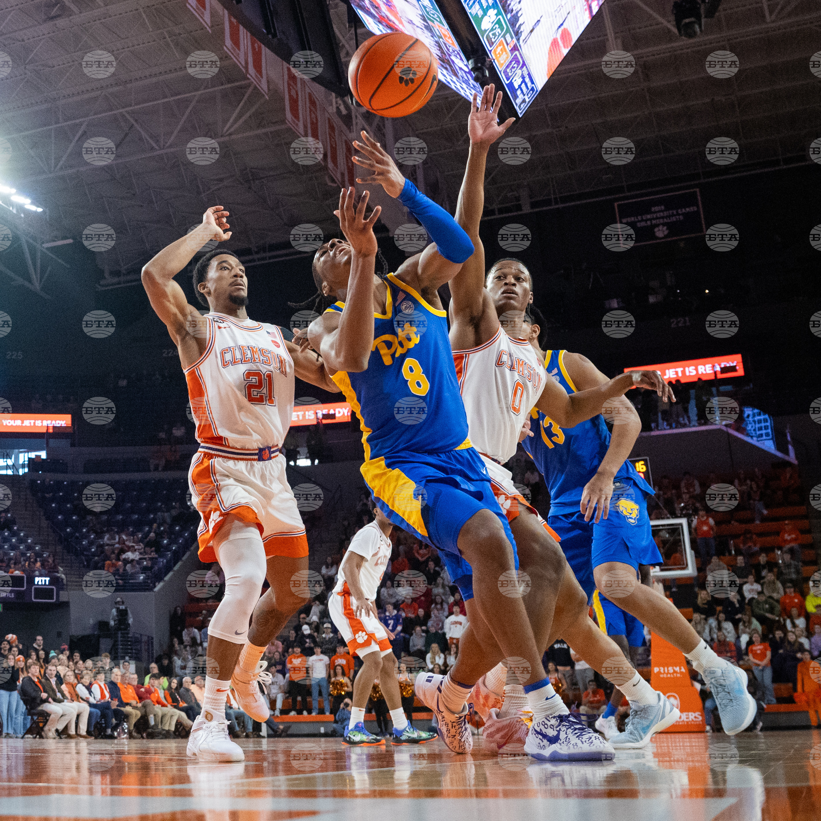 Pittsburgh Clemson Basketball