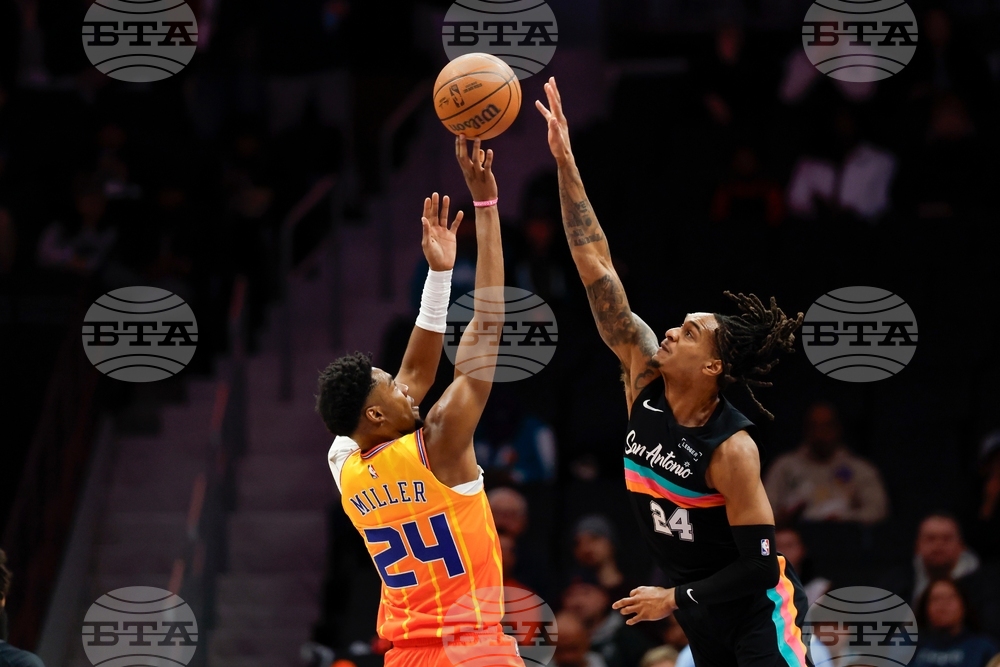 Spurs Hornets Basketball