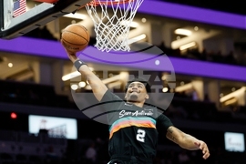 Spurs Hornets Basketball