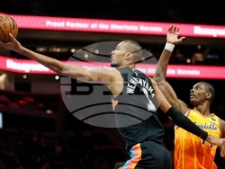 Spurs Hornets Basketball