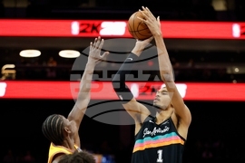 Spurs Hornets Basketball