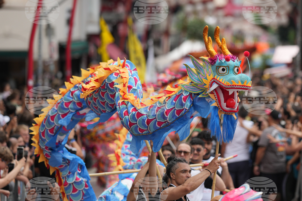 APTOPIX Brazil Chinese New Year
