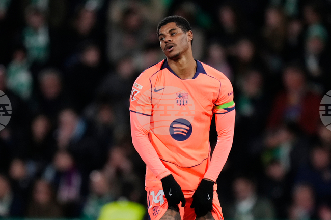 Маркъс Рашфорд ще пропусне първия мач между Атлетико Мадрид и Барселона от полуфиналите за Купата на краля в Испания