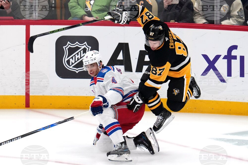 Rangers Penguins Hockey