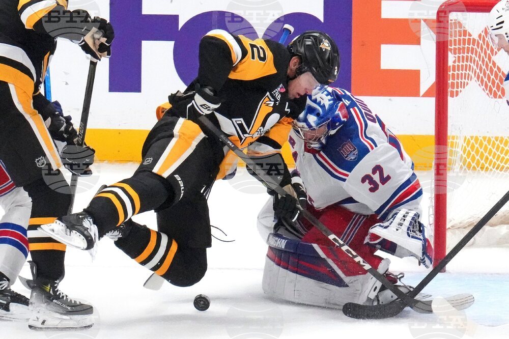 Rangers Penguins Hockey