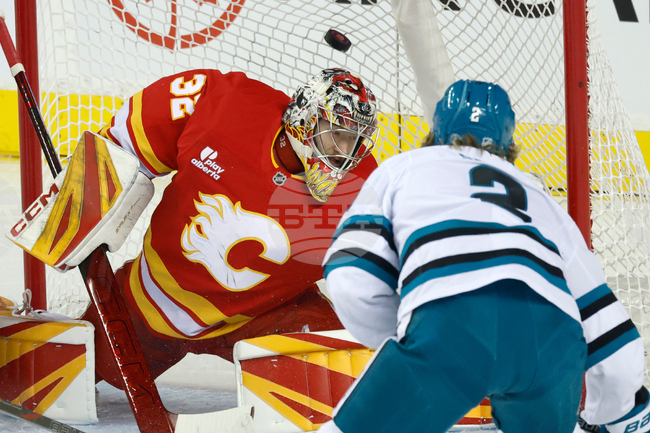 Sharks Flames Hockey