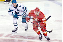 Sharks Flames Hockey