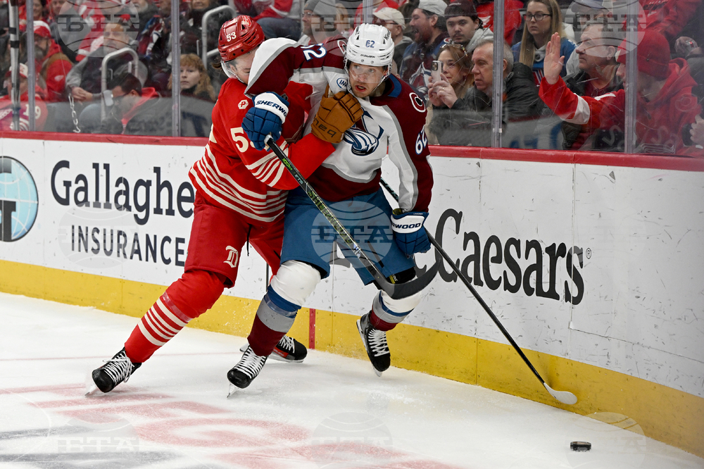 Avalanche Red Wings Hockey