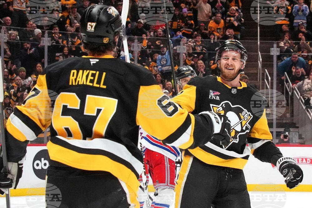 Rangers Penguins Hockey