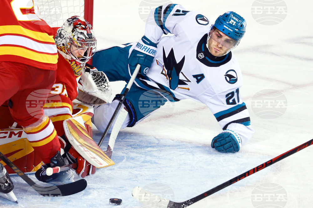 Sharks Flames Hockey