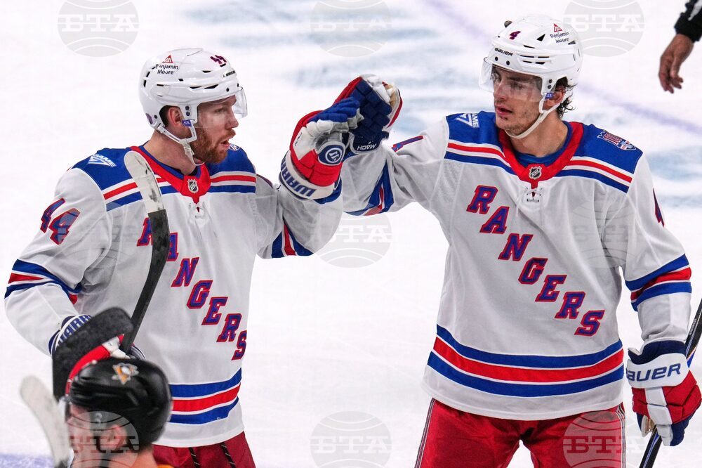 Rangers Penguins Hockey