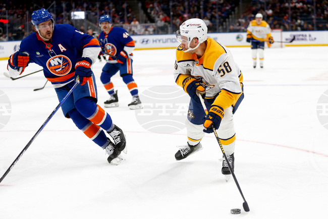 Predators Islanders Hockey