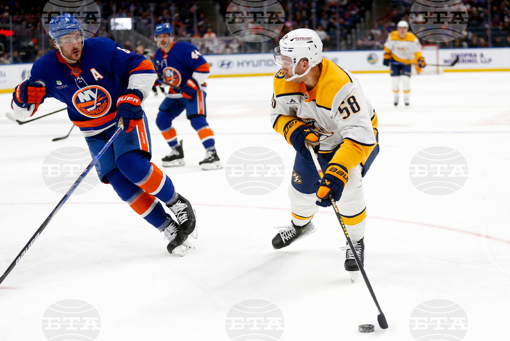 Predators Islanders Hockey