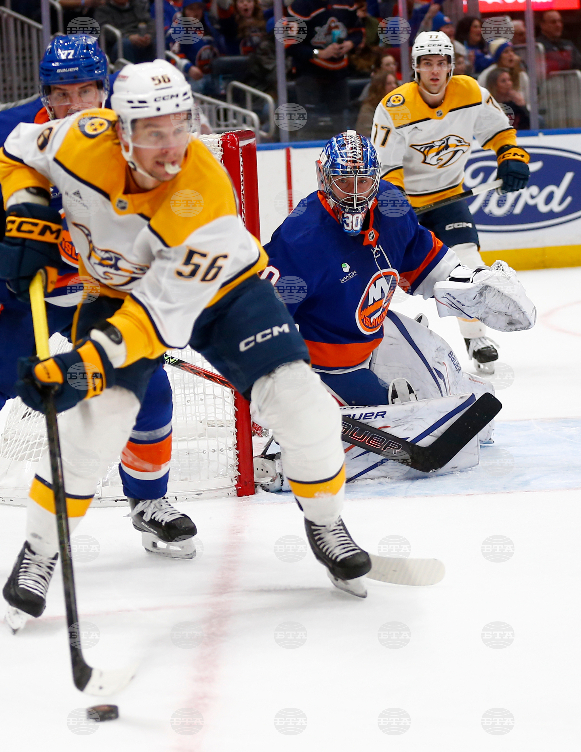 Predators Islanders Hockey