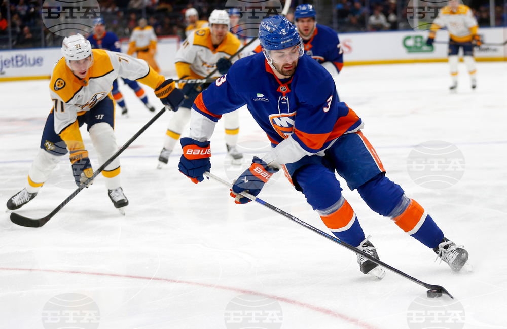 Predators Islanders Hockey