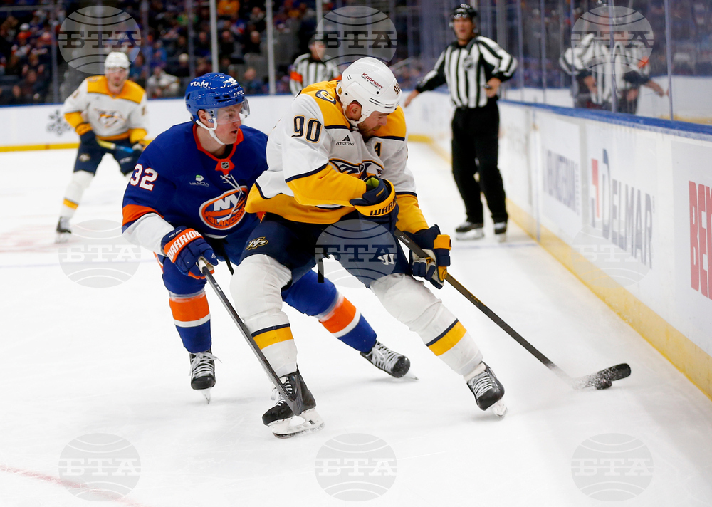 Predators Islanders Hockey