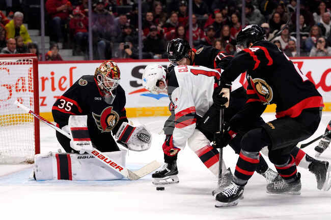 Devils Senators Hockey