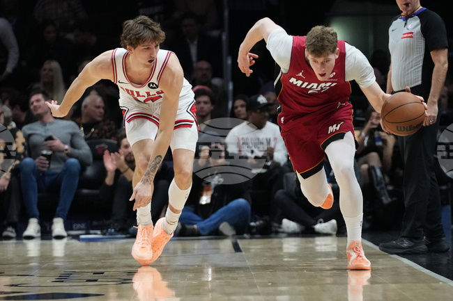 Bulls Heat Basketball