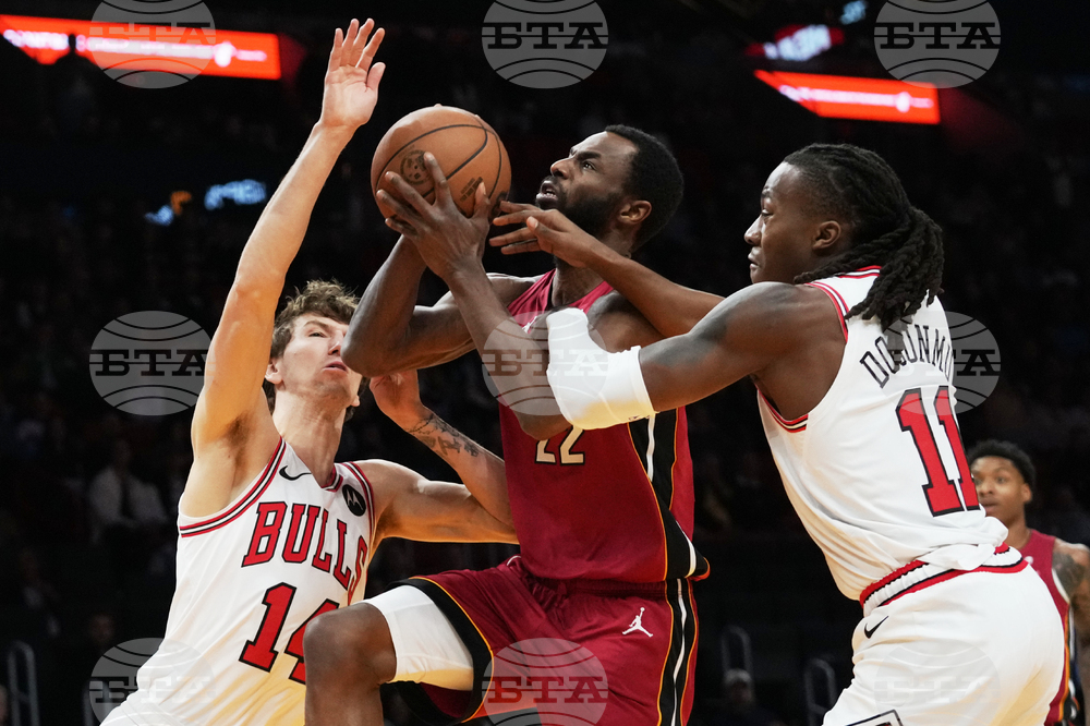 Bulls Heat Basketball