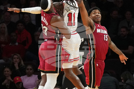 Bulls Heat Basketball