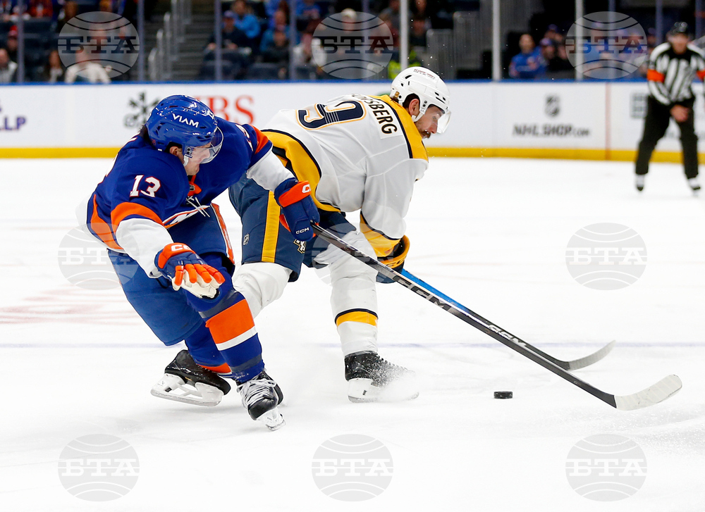 Predators Islanders Hockey