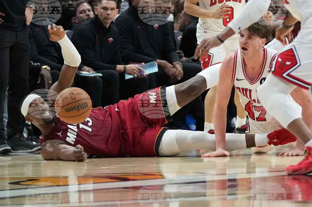 Bulls Heat Basketball