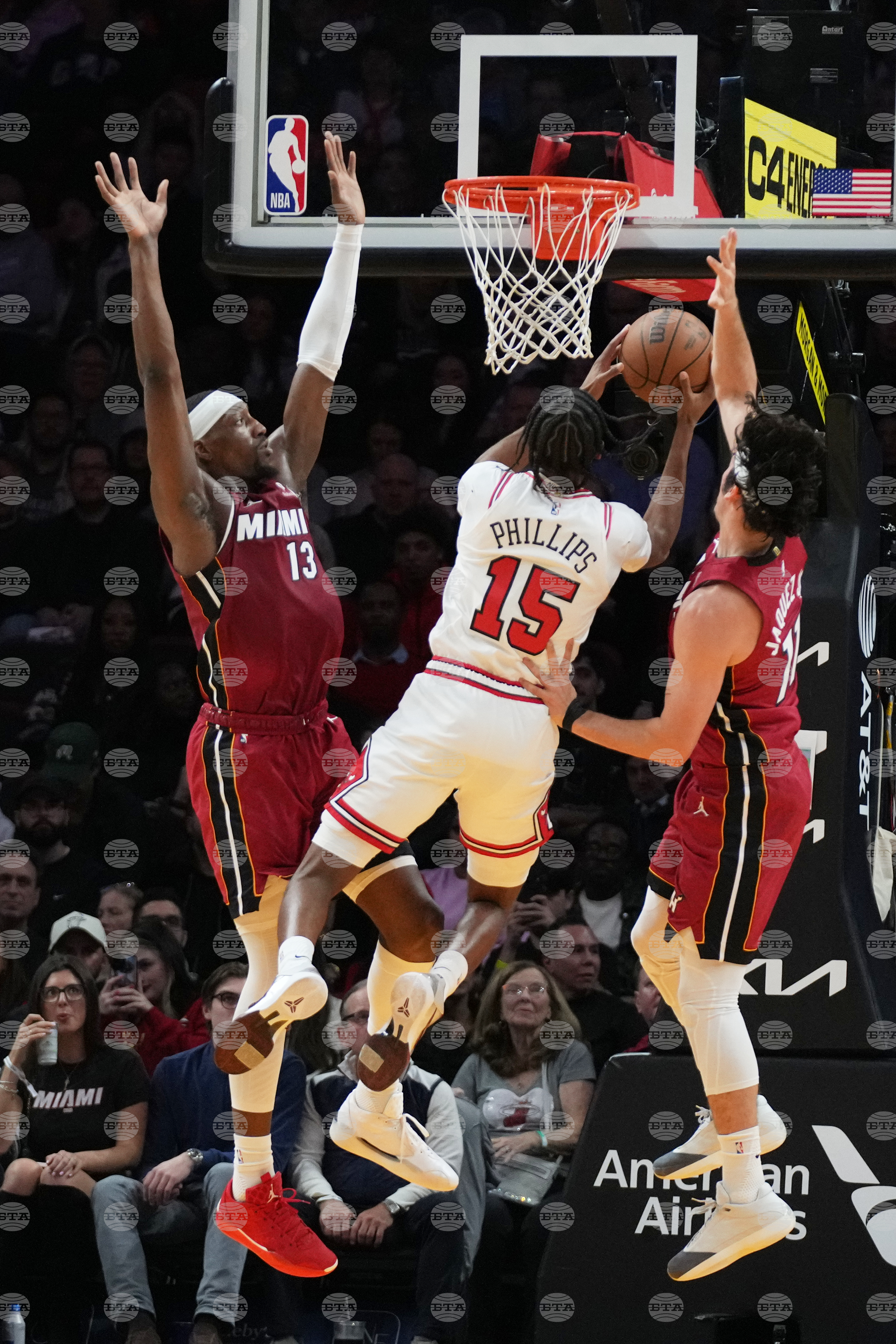 Bulls Heat Basketball