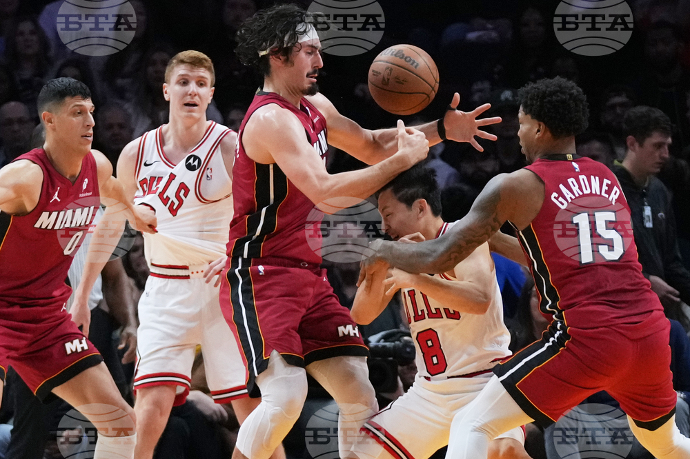 Bulls Heat Basketball