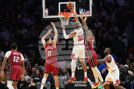 Bulls Heat Basketball