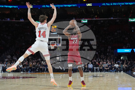 Bulls Heat Basketball